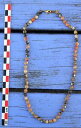 【送料無料】ジュエリー・アクセサリー アゲートビーズネックレスネクタイセンチcollier de perles en agate, attache laiton, longueur 20 cm, tres bon etat