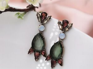 【送料無料】ジュエリー・アクセサリー イヤリングクーラスドレグートアールデコボルドーフローラルレ..