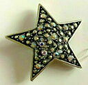 【送料無料】ジュエリー・アクセサリー スターカークスフォリーブローチパインメイドbroche etoile strass irise kirks folly neuf brooch pin 4,2cm largeur 4,2cm made