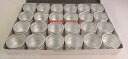 【送料無料】ジュエリー・アクセサリー アルミニウムキャップボックスboite avec 24 calottes en aluminium