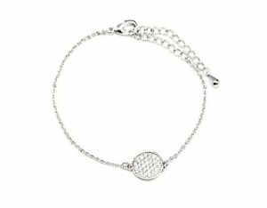 【送料無料】ジュエリー・アクセサリー シルバーリングリングファインゴールドチェーンファインチェーンブレスレットbc2886f bracelet fine chaine dore a lor fin avec charm cercle strass argente