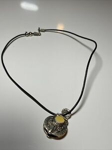 【送料無料】ジュエリー・アクセサリー オールドヴィンテージシルバーイエローcollier ancien vintage argente jaune k 225