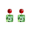 【送料無料】ジュエリー・アクセサリー イヤリングゴールデンリンググリーンハーブboucles doreilles clous dore geometrique ...