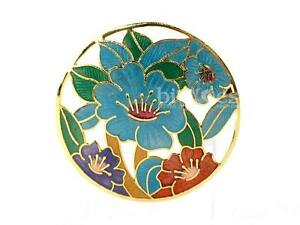 ̵ۥ奨꡼꡼ ʥ󥰥ɥϥӥե量̥֥ᥤɥϥɥʥ른奨꡼neuf grand hibiscus fleur cloisonne broche fabrique main email cadeau bijoux