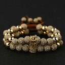 【送料無料】ジュエリー アクセサリー ラグジュアリーマイクロパヴェクラウンカップルブレスレットmen women luxury micro pave cz crown braided adjustable couple bracelets gift