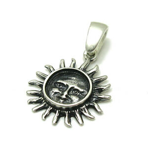 【送料無料】ジュエリー・アクセサリー ソリッドサンスターリングシルバーsterling silver pendant sol..