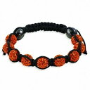 【送料無料】ジュエリー・アクセサリー ファッションビーズオレンジオパールディスコビーズブレスレットbracelet en perles disco avec pave de perles fashion 9 et opale de feu orange c