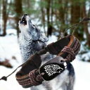【送料無料】ジュエリー・アクセサリー ファッションウルフロープレザーブレスレットジュエリーmen women fashion wolf animal woven...