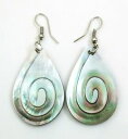 ̵ۥ奨꡼꡼ ѥޥ֥ѡ륷󥰥ɥåץ󥰥奨꡼hand carved spiral mother of pearl shell dangle drop earrings women jewelry a100