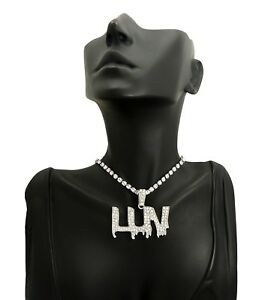 【送料無料】ジュエリー・アクセサリー アイスヒップホップリルウジヴェールテニスチェーンネックレス