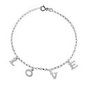 ジュエリー・アクセサリー チャームリンクチェビルブレスレットスターリングargent sterling pendant amour charmes lien chaine bracelet de cheville