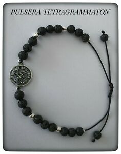 hokushinの【送料無料】ジュエリー・アクセサリー パルセラテトラグラマトンプラタシルバーペンタグラムウィカインブラザレットpulsera tetragrammaton plata silver pentagram 1,5cm wiccan pendant brazalet｜アングル2