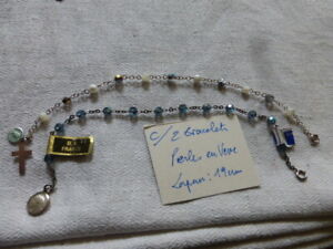 【送料無料】ジュエリー・アクセサリー ファッションコミュニオンブレスレットlot c compose de 2 bracelet fille femme communion mode montes a la main 1980