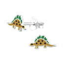 yzWG[EANZT[ Vo[X^[OCOenfants argent sterling dinosaure boucles doreilles