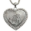 argent pt coeur de cristal allah collier chaine islamique dieu islam cadeauシルバークリスタルハートアッラーコリアーイスラムイスラム※注意※NYからの配送になりますので2週間前後お時間をいただきます。人気の商品は在庫が無い場合がございます。ご了承くださいませ。サイズの種類の商品は購入時の備考欄にご希望のサイズをご記載ください。　携帯メールでの登録ですと楽天からのメールが届かない場合がございます。