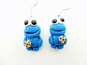 【送料無料】ジュエリー・アクセサリー クッキーモンスターイヤリングモルモンスターケーキcookie monster boucles doreilles krumelmonster cake