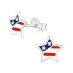 【送料無料】ジュエリー・アクセサリー シルバースターリングスターイヤリングenfants argent sterling usa boucles doreille etoile