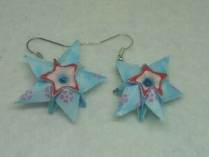 【送料無料】ジュエリー・アクセサリー リアルスターズイヤリングboucles doreilles etoiles en veritable origami et_005