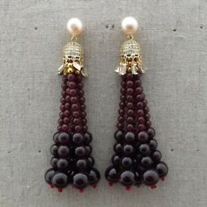 ̵ۥ奨꡼꡼ ԥ󥯥ѡ륬ͥåȥѥge122214 pink pearl garnet cz pa...