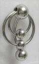 【送料無料】ジュエリー・アクセサリー ステンレスフープダングルフードリングstainless surgical steel hoops dangle vch vertical cl..