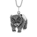 【送料無料】ジュエリー・アクセサリー シルバースターリングパンダベアペンダントブレロックイタリアンチェーンボックスargent sterling panda ours pendentif breloque, italien boite chaine