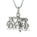 【送料無料】ジュエリー・アクセサリー シルバースターリングワードペンダントブレロックイタリアargent sterling i love my docteur mot pendentif breloque,18 italien