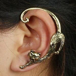 【送料無料】ジュエリー・アクセサリー ミエジグージョンイヤリングゴシックピンチピンチmiezi chat goujon cat boucles doreilles gothique pince oreille doreille 2
