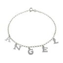 ジュエリー・アクセサリー エンジェルブレロックリンクチェーンチェビルブレスレットシルバースターリングargent sterling pendant ange breloque lien chaine bracelet de cheville