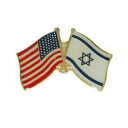 【送料無料】ジュエリー・アクセサリー イスラエルアメリカエナメルバッジラペルピンイスラエルisrael usa friendship flag enamel b...