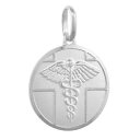 ジュエリー・アクセサリー シルバースターリングアラートペンダントブレロックイタリアボックスargent sterling alerte medicale pendentif breloque,fabrique en italie,18 box