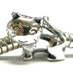 【送料無料】ジュエリー・アクセサリー アンティークスターリングシルバーラブリーヨーロッパチャームブレスレットantique sterling silver lovely kitten cat for european charm bracelets