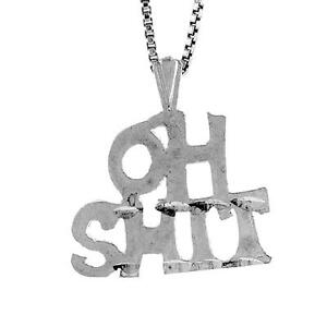 【送料無料】ジュエリー・アクセサリー シルバースターリングオーワードペンダントブレロックイタリアンチェーンボックスargent sterling oh sh mot pendentif breloque, 18 italien boite chaine