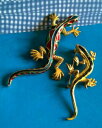 【送料無料】ジュエリー・アクセサリー ジュエリーファンタジーブローチトカゲトカゲブローチピンbijoux broches fantaisie lezards lizard brooch pin