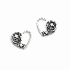 ジュエリー・アクセサリー ドラゴンハート?16g mythical dragon bendable heart ear jewelry ? per 2