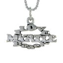 【送料無料】ジュエリー・アクセサリー シルバースターリングマーテビーチワードペンダントブレロケイタリアargent sterling i love myrte plage mot pendentif breloque,18 italien