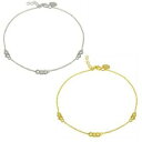 ジュエリー・アクセサリー シルバースターリングトリプルリンクスチェーンチェヴィルブレスレットargent sterling triple liens chaine bracelet de cheville