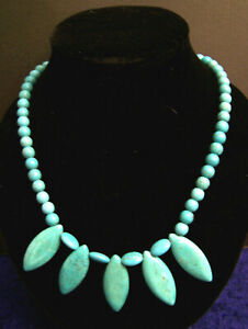 yzWG[EANZT[ p[lbNX^[RCYp[collier de perles turquoise perles 50 cm
