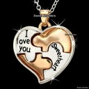 【送料無料】ジュエリー・アクセサリー ゴールドローズアイラブハートネックレスエルコパインクリスマスor rose i love you coeur collier noel cadeau pour elle femme copine fille femme