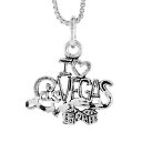 【送料無料】ジュエリー・アクセサリー シルバースターリングラスベガスワードペンダントブレロックイタリアargent sterling i love las vegas mot pendentif breloque,18 italien