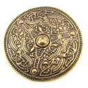 ジュエリー・アクセサリー バイキングシールドプライムブロンズブローチゴシックジュエリーナインbouclier viking appret broche bronze gothique bijoux neuf