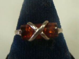 【送料無料】ジュエリー・アクセサリー アルジャンマッシフアンブルバグbague en argent massif et ambre t56 n5