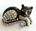 【送料無料】ジュエリー・アクセサリー キャットブローチbroche chat(4)