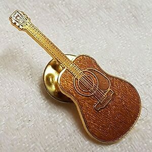 ジュエリー・アクセサリー ヴィンテージピンギターアルバートエロヴィッツメタルvintage pins guitare signe albert elovitz metal dore emaille couleur miel z150