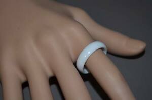 【送料無料】ジュエリー・アクセサリー ホワイトセラミックリングbague ceramique blanche