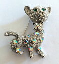【送料無料】ジュエリー・アクセサリー キャットブローチbroche chat