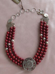 【送料無料】ジュエリー・アクセサリー ファンシーチョランジュネックレスセラミックレッドcollier fantaisie chorange 3 rangs perles rouges ceramique 【送料無料】ジュエリー・アクセサリー ファンシーチョランジュネックレスセラミックレッドcollier fantaisie chorange 3 rangs perles rouges ceramique
