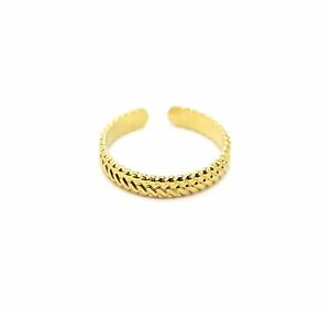 【送料無料】ジュエリー・アクセサリー バーゴールデンスチールボールリングリングbg1137f bague anneau avec motifs barres et billes acier dore
