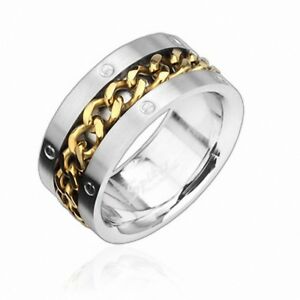【送料無料】ジュエリー・アクセサリー リングbague avec chaine incrustee doree 【送料無料】ジュエリー・アクセサリー リングbague avec chaine incrustee doree