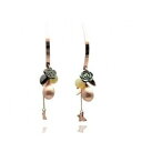 yzWG[EANZT[ COt[Ahy_g[YS[hikita boucles doreilles fleur et pendentifs rose gold