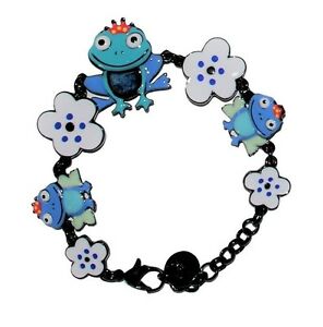 【送料無料】ジュエリー・アクセサリー ジュエリーブレスレットカエルミオソティスlol bijoux bracelet grenouille bleu myosotis